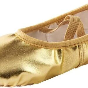 PU Leather Ballet Shoes Women Split-Sole Dance Flats for Beginners